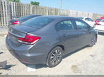 2013 Honda Civic Ex Gray vin: 19XFB2F88DE052650