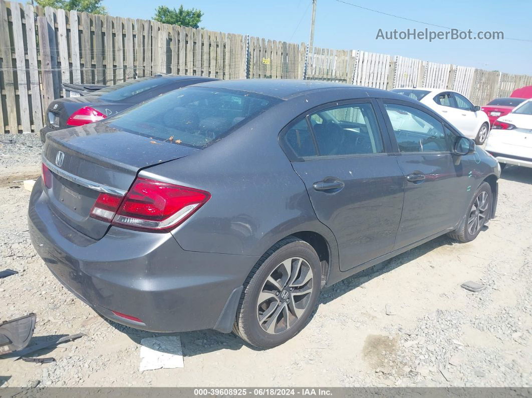 2013 Honda Civic Ex Gray vin: 19XFB2F88DE052650