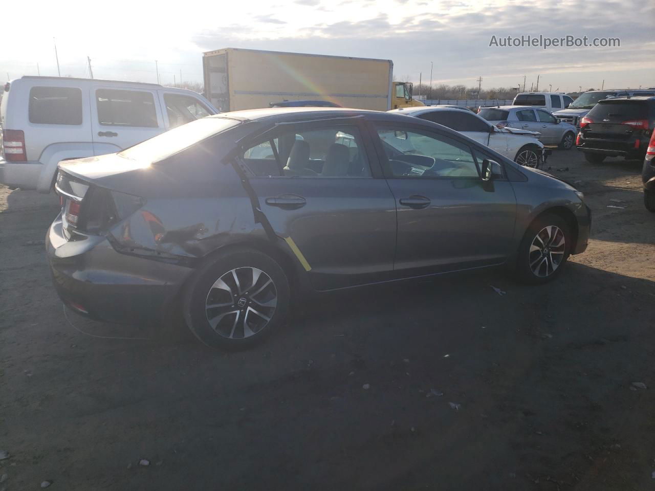 2013 Honda Civic Ex Gray vin: 19XFB2F88DE067214