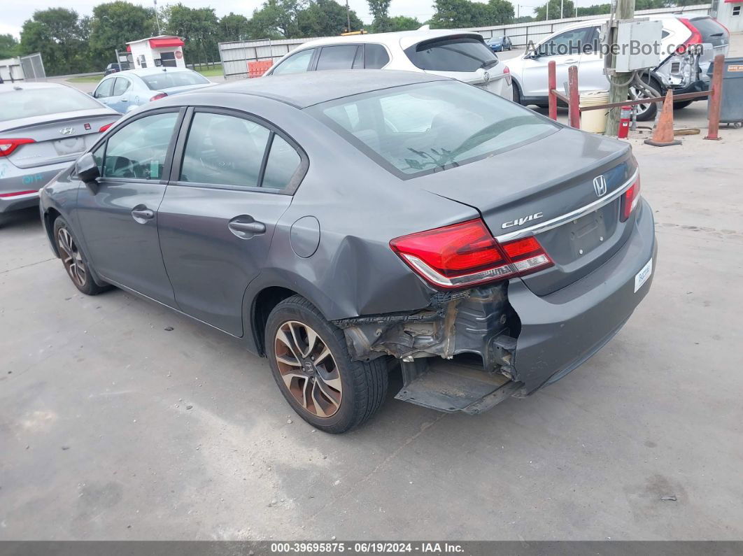 2013 Honda Civic Ex Gray vin: 19XFB2F88DE285511