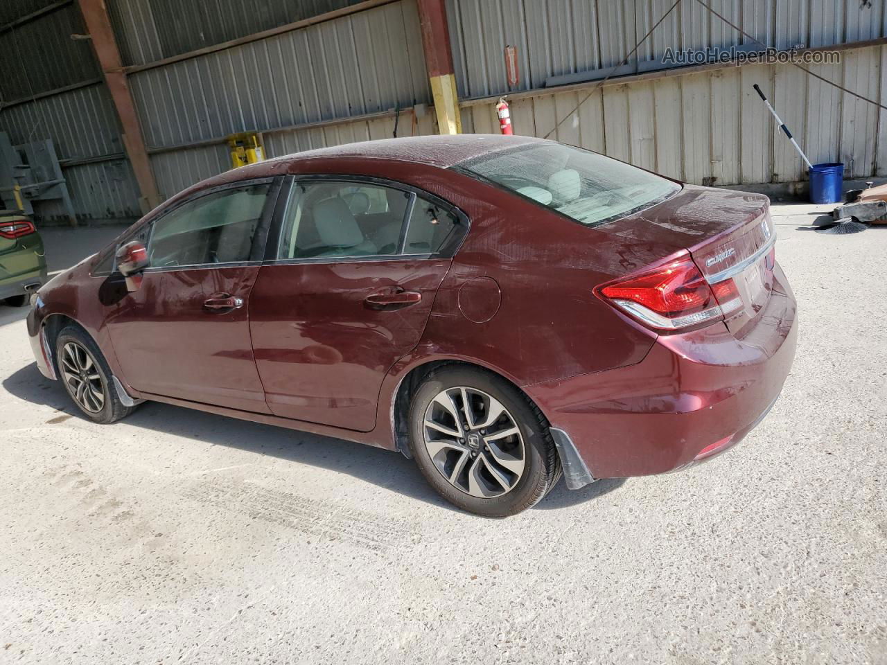 2014 Honda Civic Ex Бордовый vin: 19XFB2F88EE065402