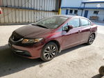 2014 Honda Civic Ex Burgundy vin: 19XFB2F88EE065402