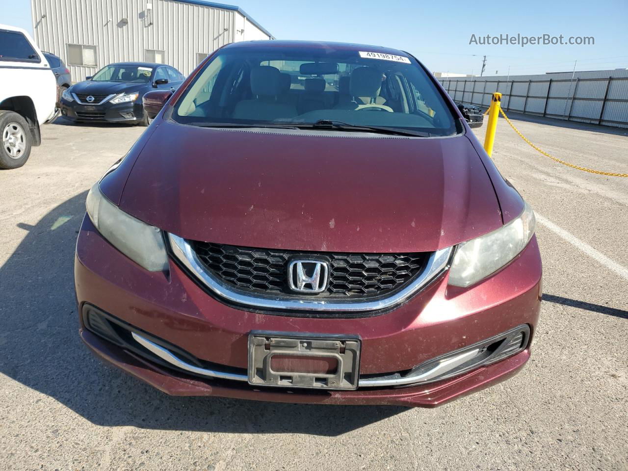 2014 Honda Civic Ex Red vin: 19XFB2F88EE212866