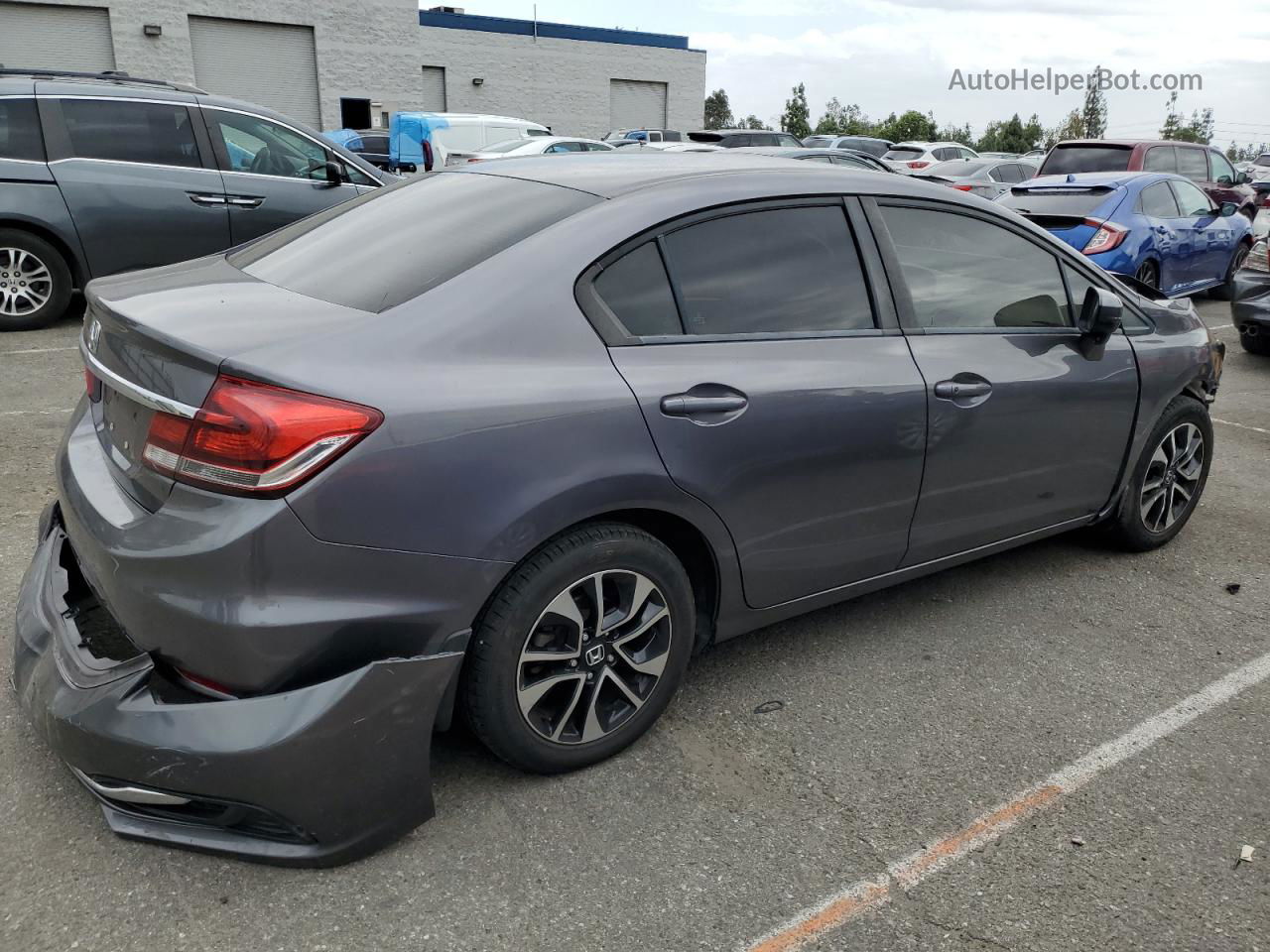 2014 Honda Civic Ex Угольный vin: 19XFB2F88EE230753