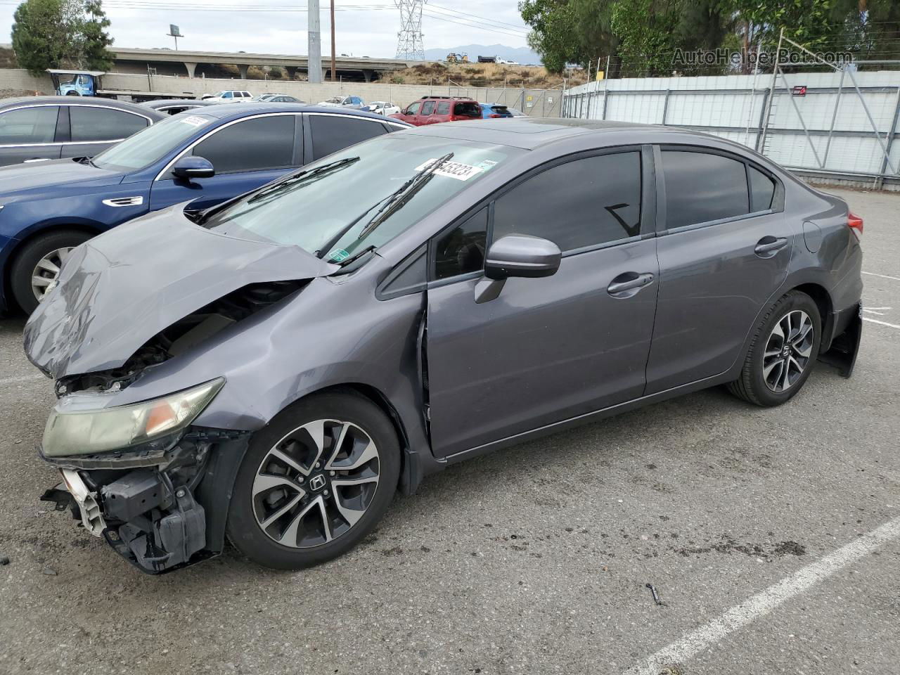 2014 Honda Civic Ex Charcoal vin: 19XFB2F88EE230753