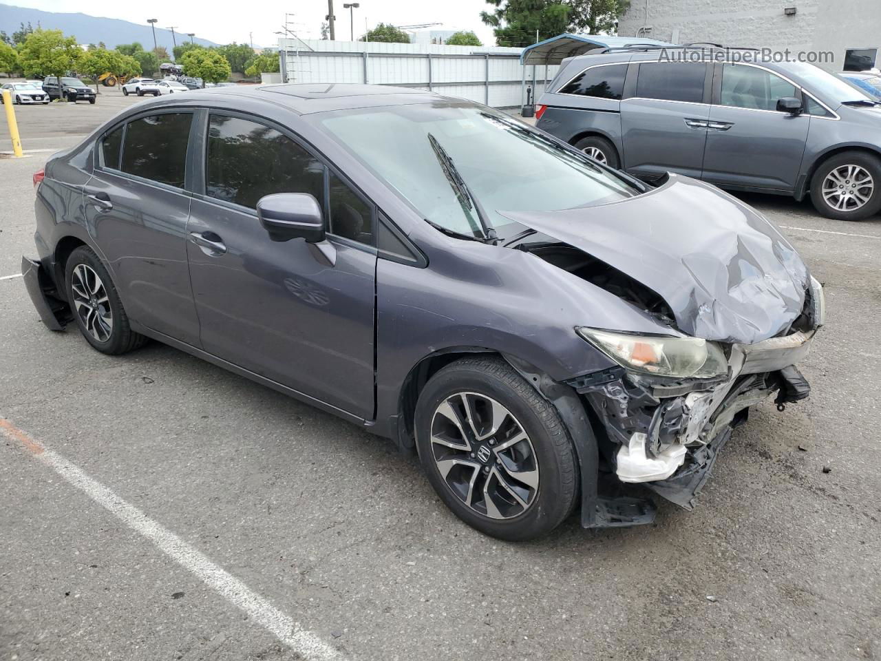 2014 Honda Civic Ex Charcoal vin: 19XFB2F88EE230753