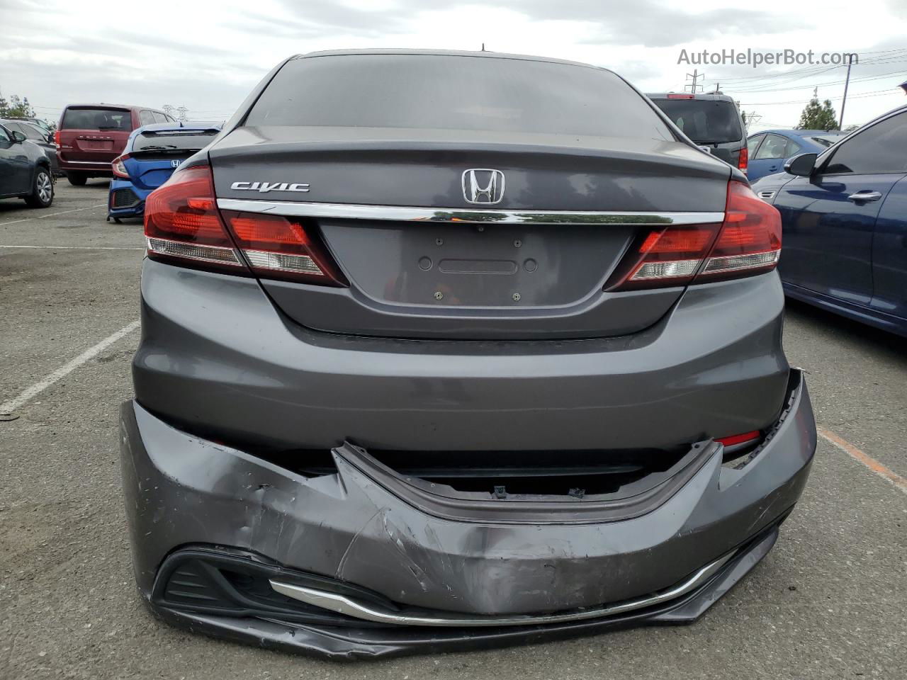 2014 Honda Civic Ex Charcoal vin: 19XFB2F88EE230753