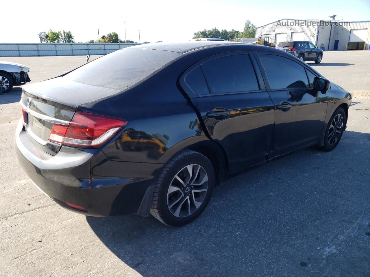 2014 Honda Civic Ex Black vin: 19XFB2F88EE274591