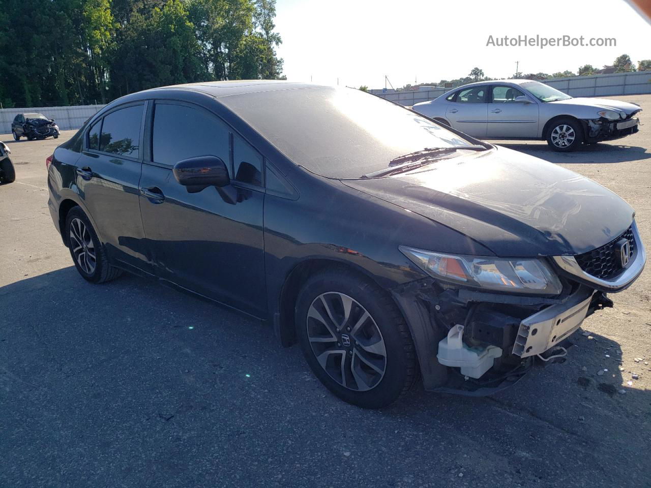 2014 Honda Civic Ex Black vin: 19XFB2F88EE274591