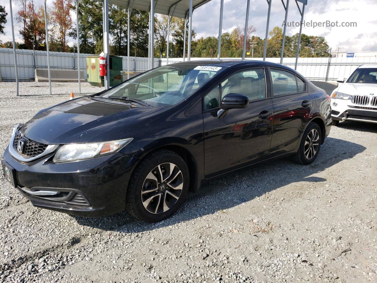 2015 Honda Civic Ex Черный vin: 19XFB2F88FE011597