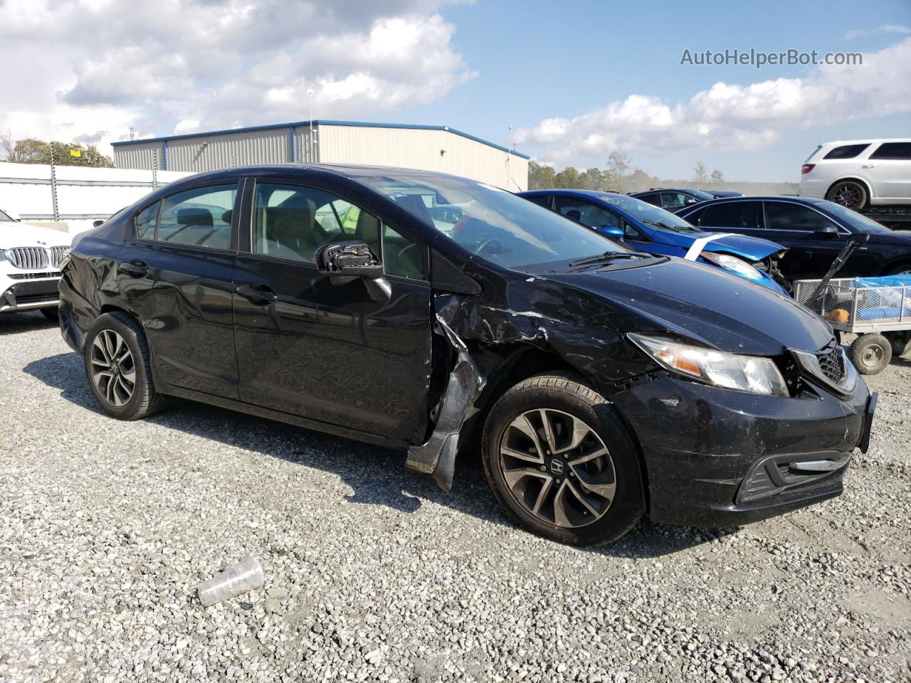 2015 Honda Civic Ex Black vin: 19XFB2F88FE011597