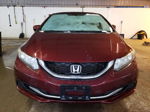 2015 Honda Civic Ex Темно-бордовый vin: 19XFB2F88FE260627