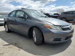 2012 Honda Civic Ex Gray vin: 19XFB2F89CE025438