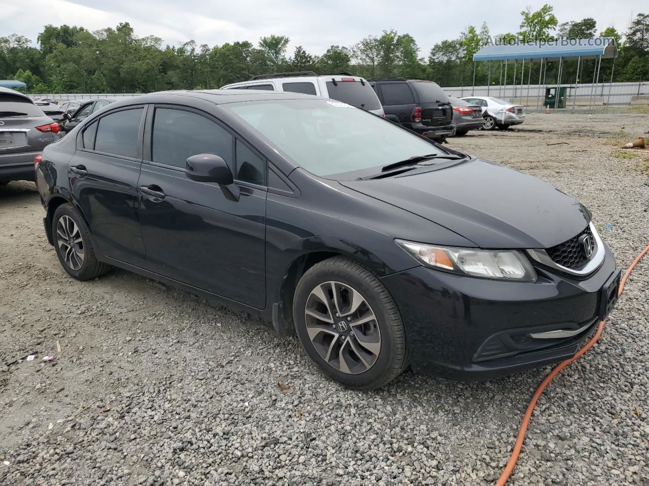 2013 Honda Civic Ex Black vin: 19XFB2F89DE065701