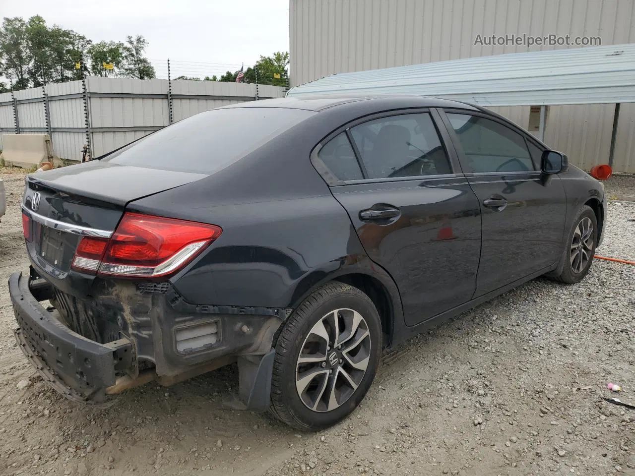 2013 Honda Civic Ex Black vin: 19XFB2F89DE065701