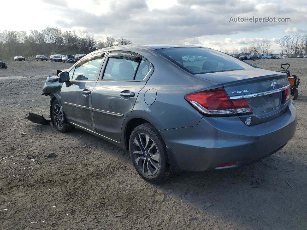 2013 Honda Civic Ex Серый vin: 19XFB2F89DE208159