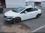 2013 Honda Civic Ex White vin: 19XFB2F89DE260469