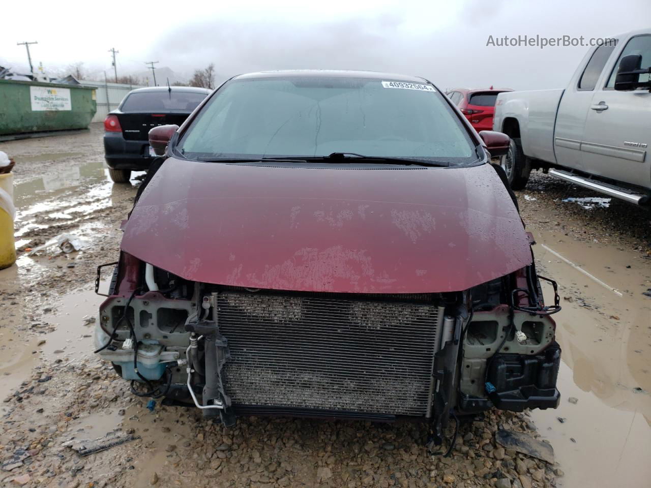 2014 Honda Civic Ex Maroon vin: 19XFB2F89EE077834