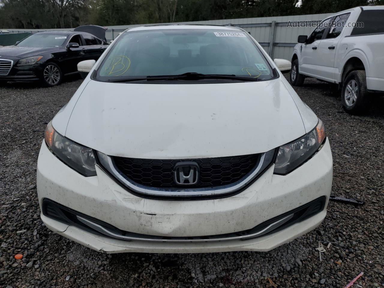 2014 Honda Civic Ex Белый vin: 19XFB2F89EE085836