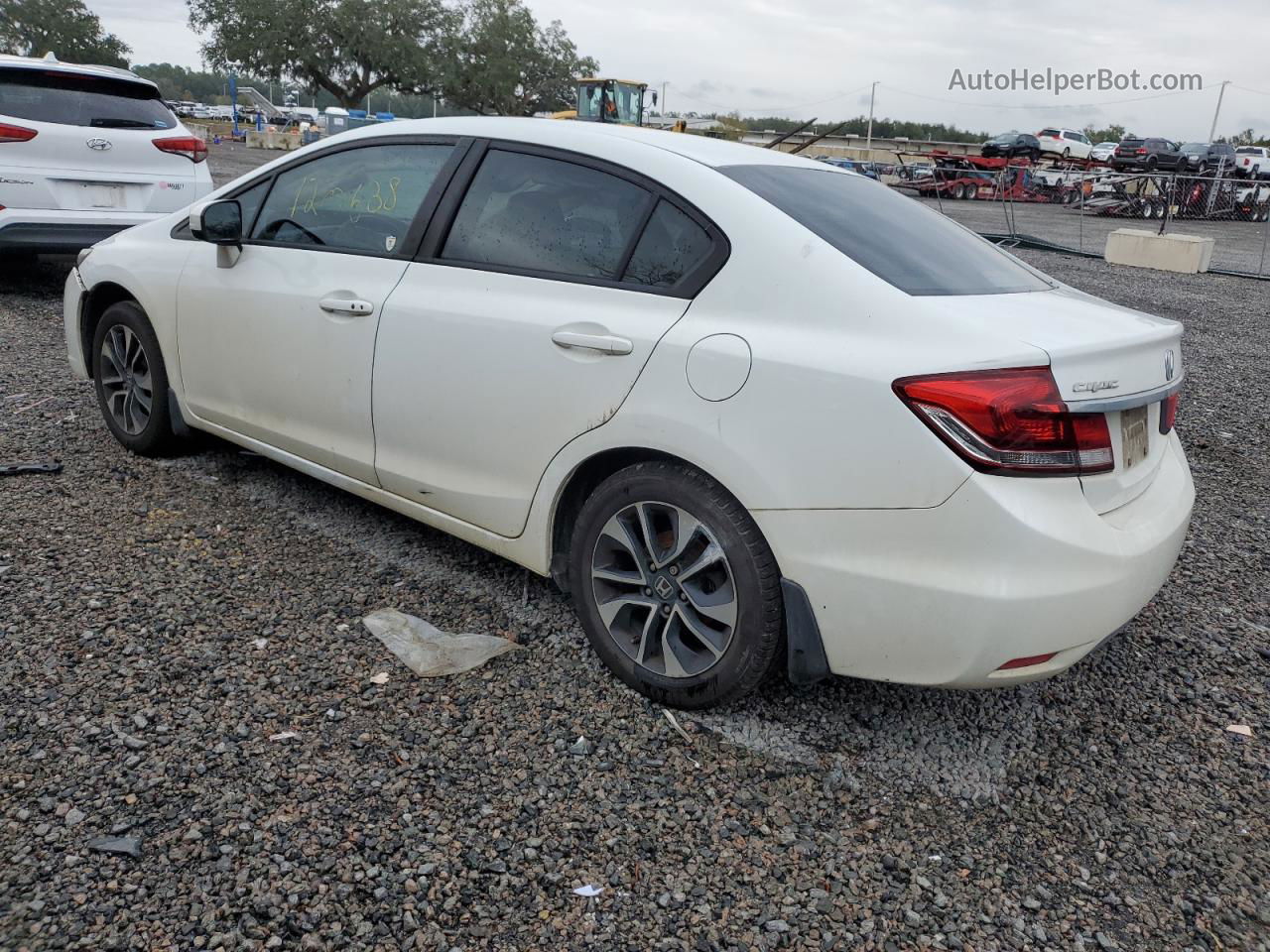 2014 Honda Civic Ex Белый vin: 19XFB2F89EE085836