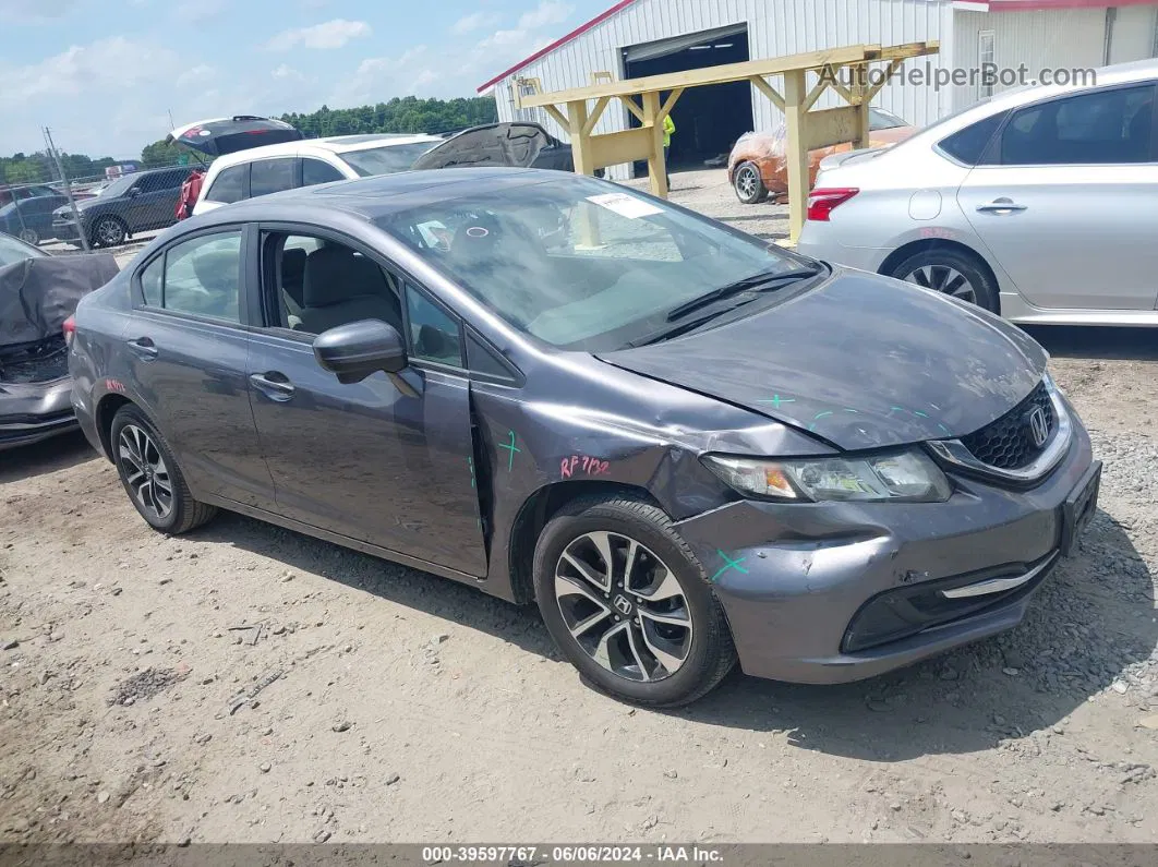 2015 Honda Civic Ex Gray vin: 19XFB2F89FE011754