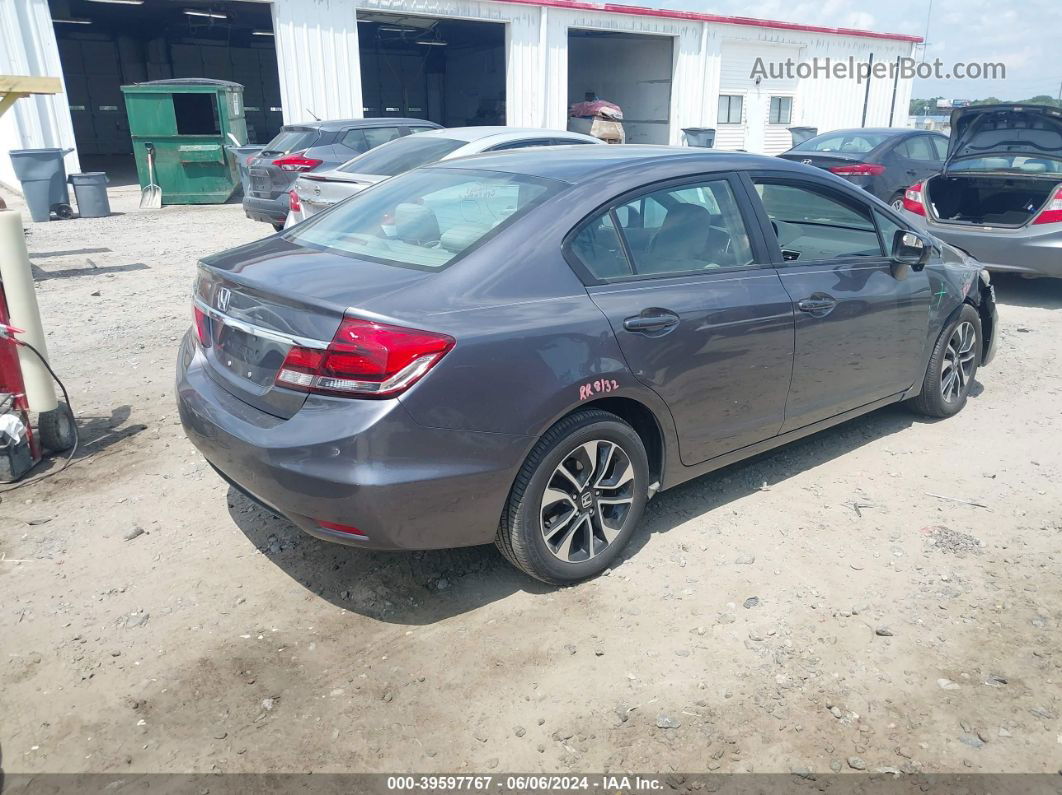 2015 Honda Civic Ex Gray vin: 19XFB2F89FE011754