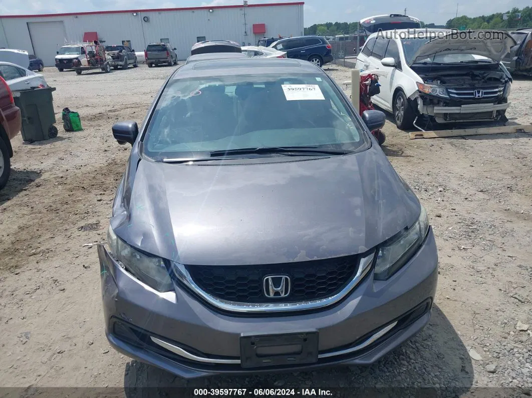 2015 Honda Civic Ex Gray vin: 19XFB2F89FE011754