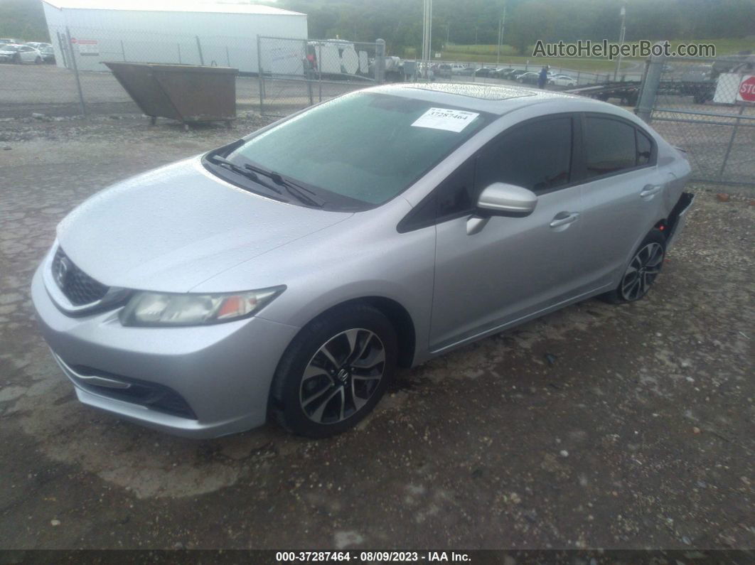 2015 Honda Civic Sedan Ex Silver vin: 19XFB2F89FE058346