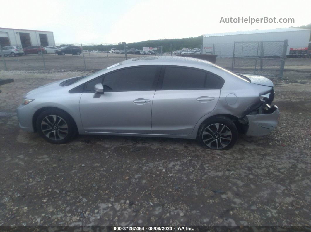 2015 Honda Civic Sedan Ex Silver vin: 19XFB2F89FE058346