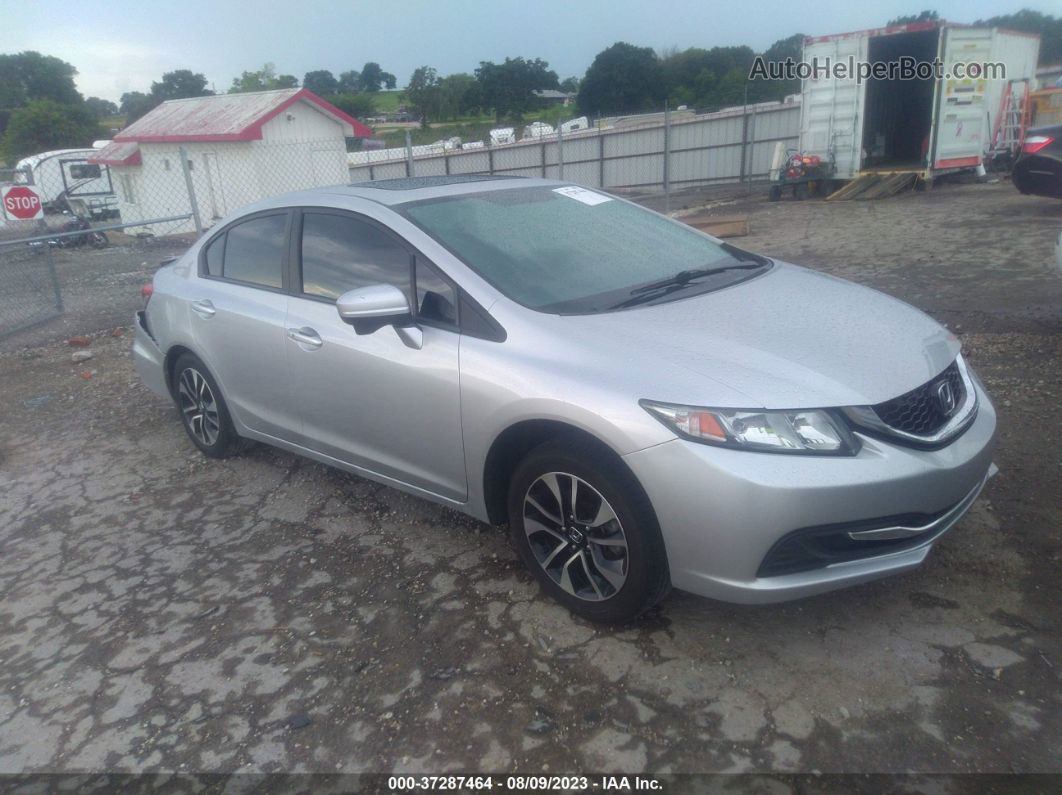 2015 Honda Civic Sedan Ex Silver vin: 19XFB2F89FE058346