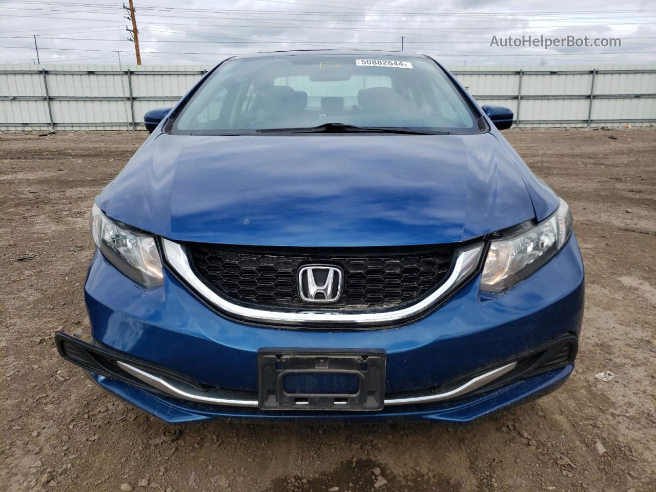 2015 Honda Civic Ex Blue vin: 19XFB2F89FE063336