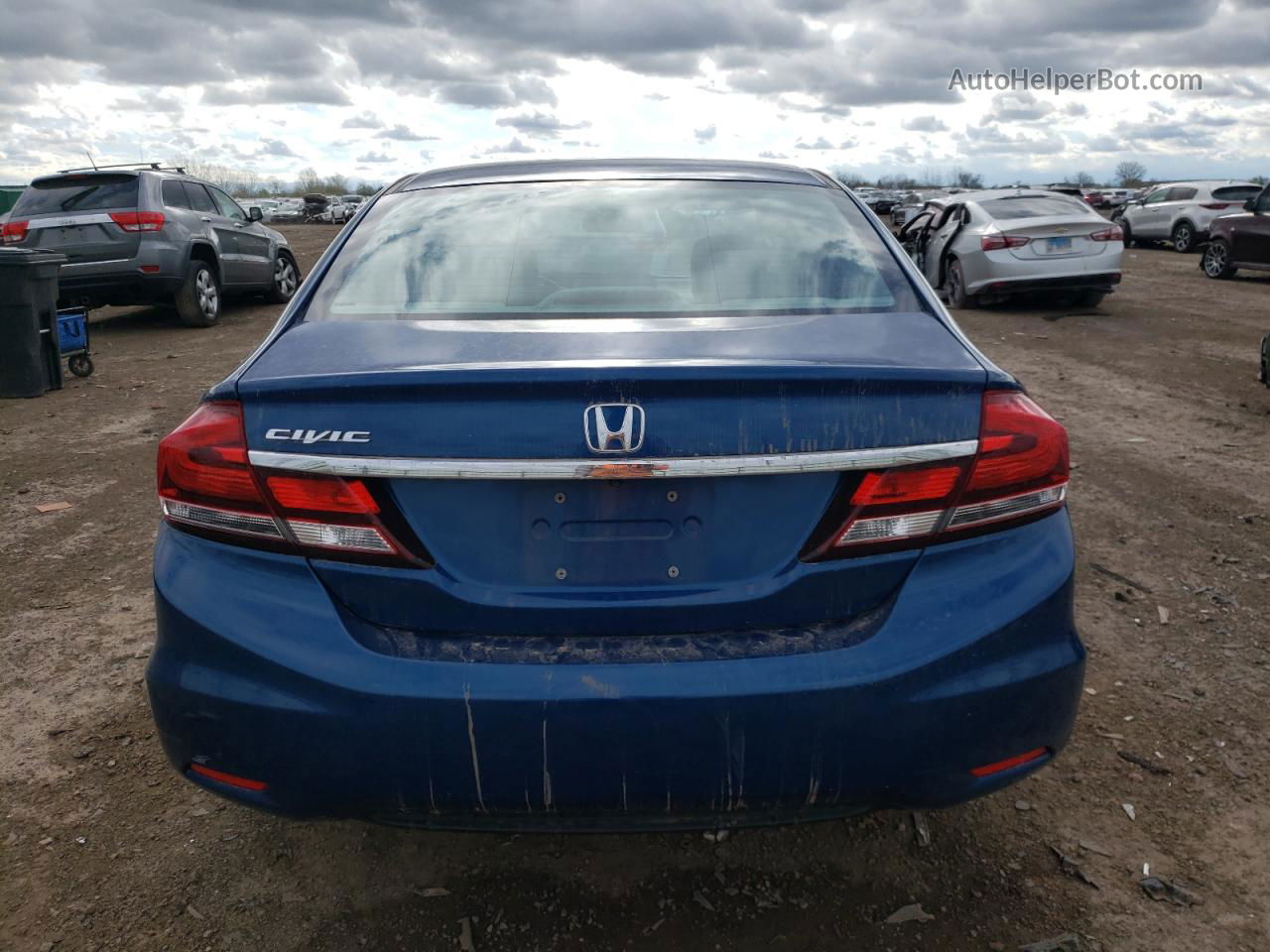 2015 Honda Civic Ex Blue vin: 19XFB2F89FE063336