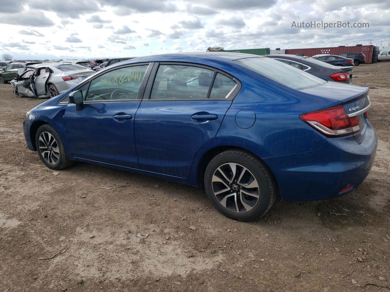 2015 Honda Civic Ex Blue vin: 19XFB2F89FE063336