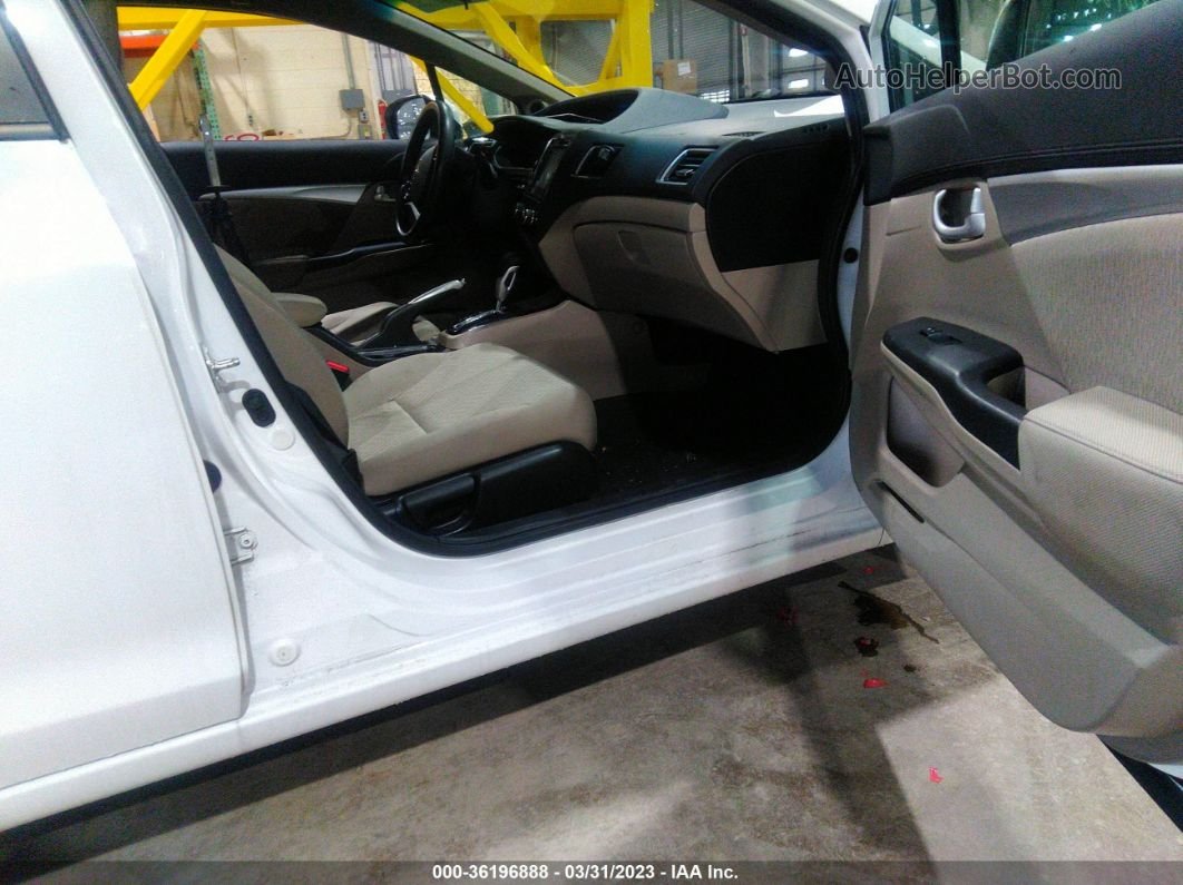 2015 Honda Civic Sedan Ex White vin: 19XFB2F89FE210058