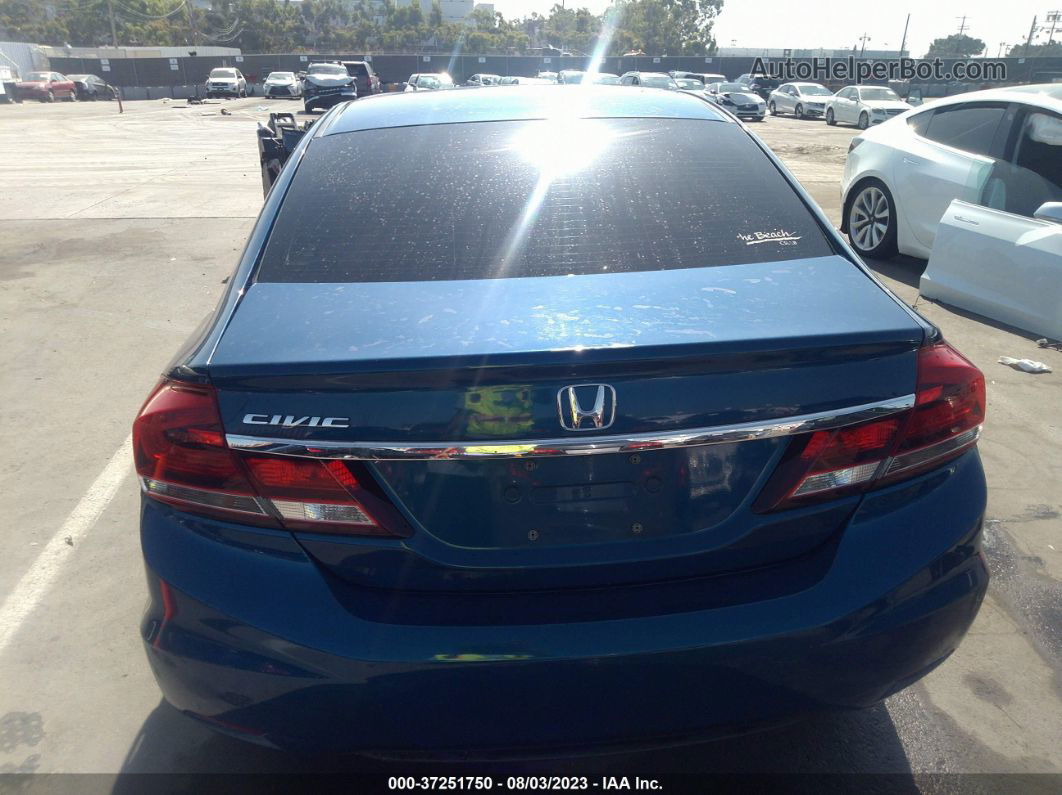 2015 Honda Civic Sedan Ex Blue vin: 19XFB2F89FE216233