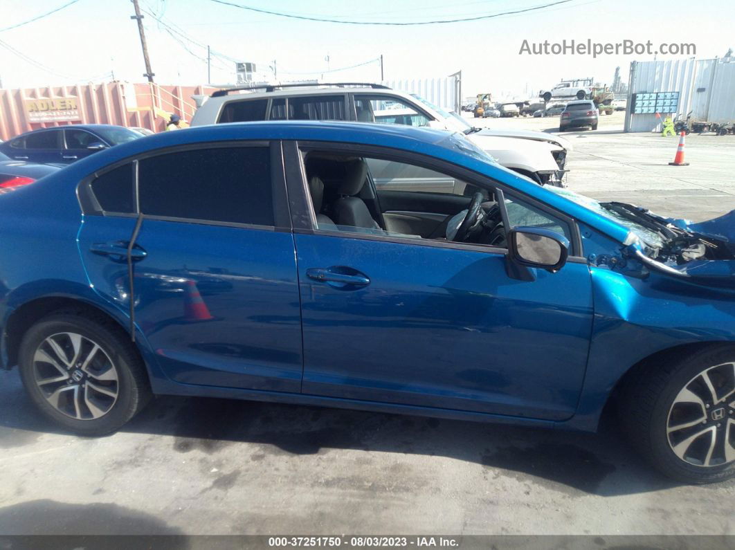 2015 Honda Civic Sedan Ex Blue vin: 19XFB2F89FE216233