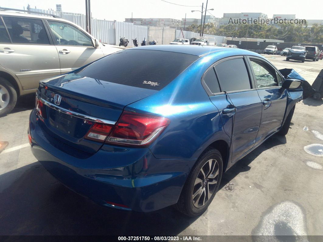 2015 Honda Civic Sedan Ex Blue vin: 19XFB2F89FE216233