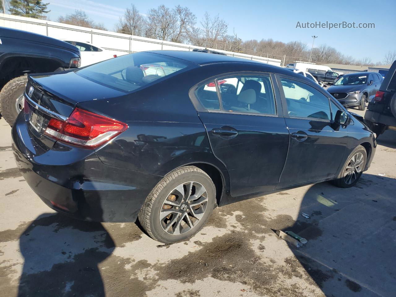 2015 Honda Civic Ex Черный vin: 19XFB2F89FE225661