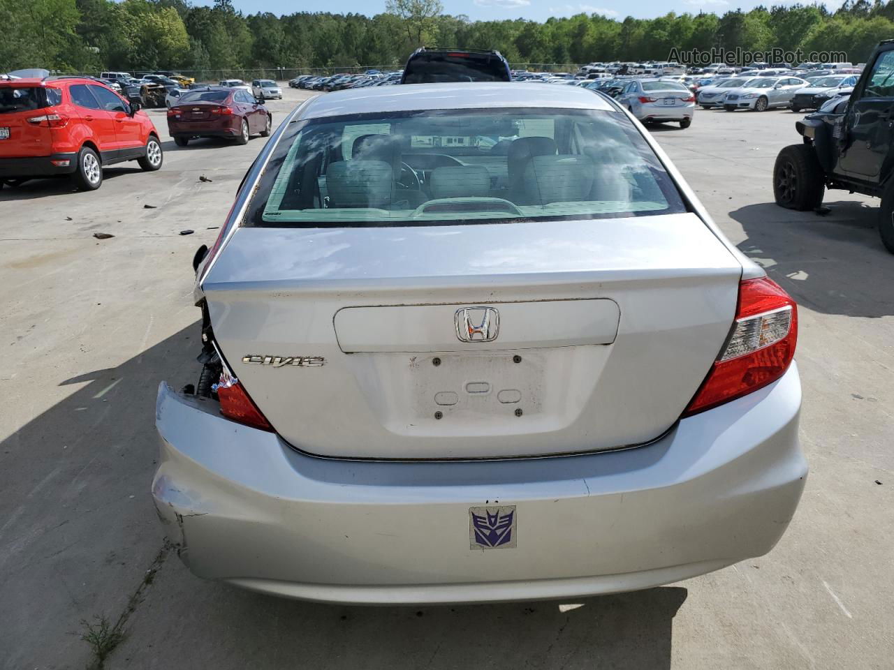 2012 Honda Civic Ex Серебряный vin: 19XFB2F8XCE020006