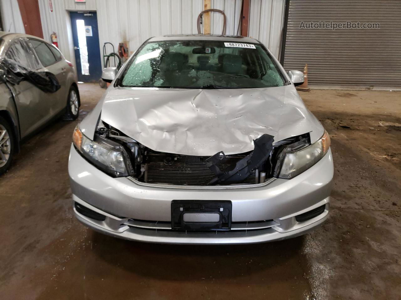 2012 Honda Civic Ex Silver vin: 19XFB2F8XCE054169