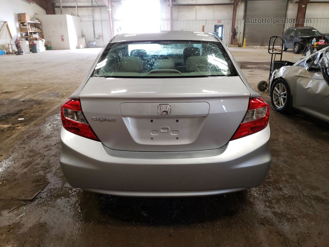 2012 Honda Civic Ex Silver vin: 19XFB2F8XCE054169