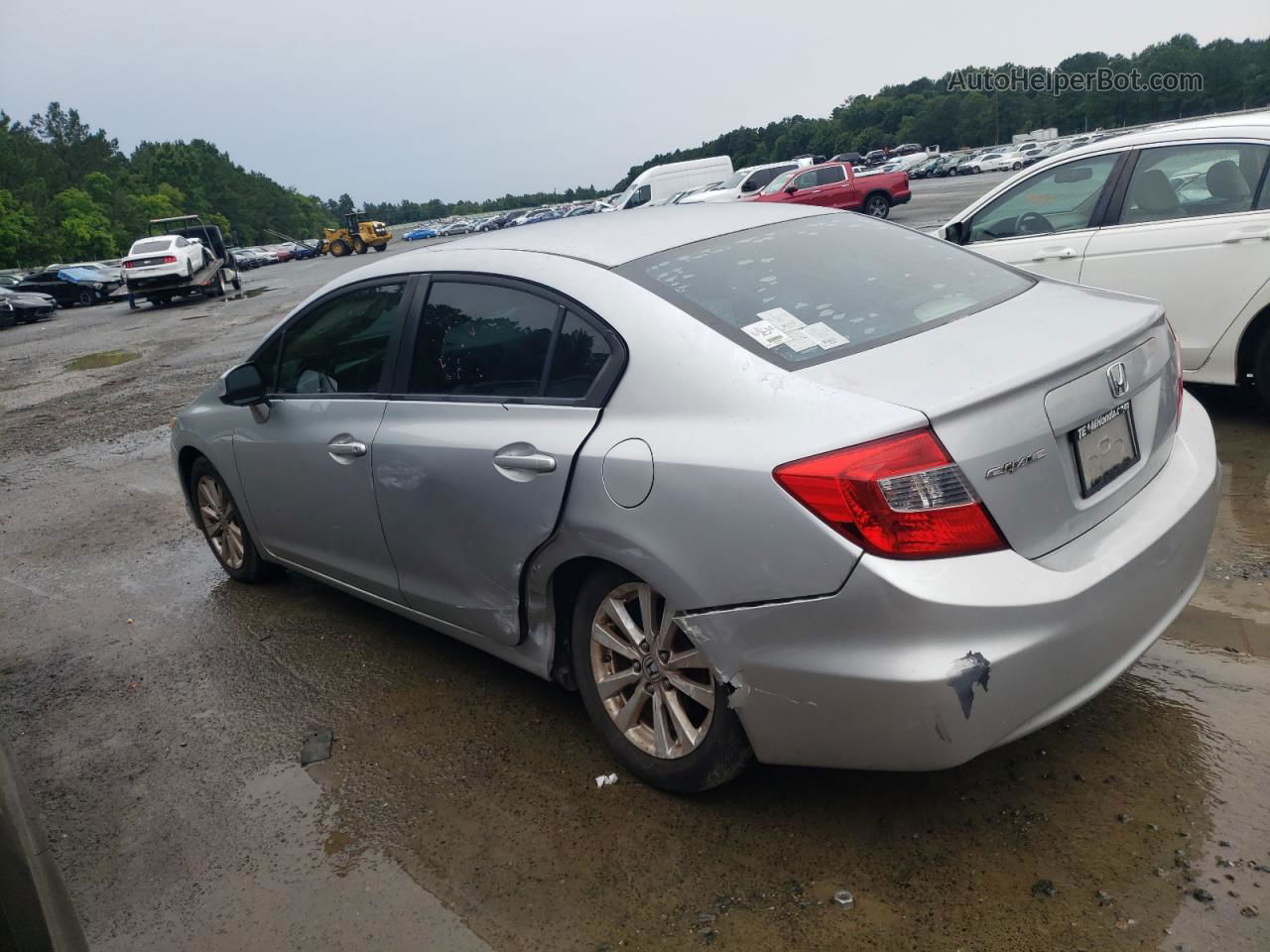 2012 Honda Civic Ex Silver vin: 19XFB2F8XCE085891