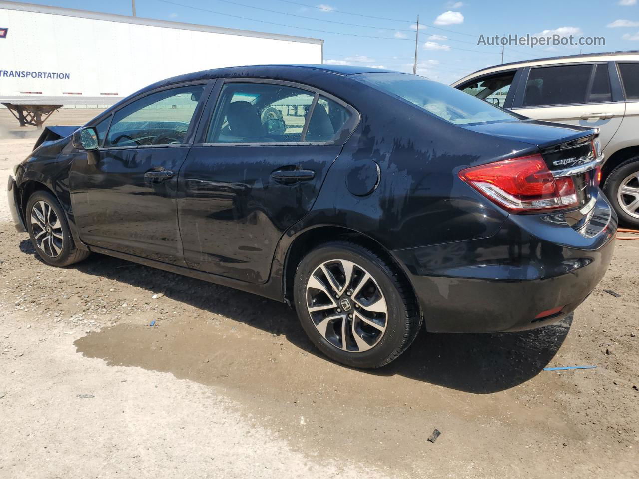 2013 Honda Civic Ex Black vin: 19XFB2F8XDE055422