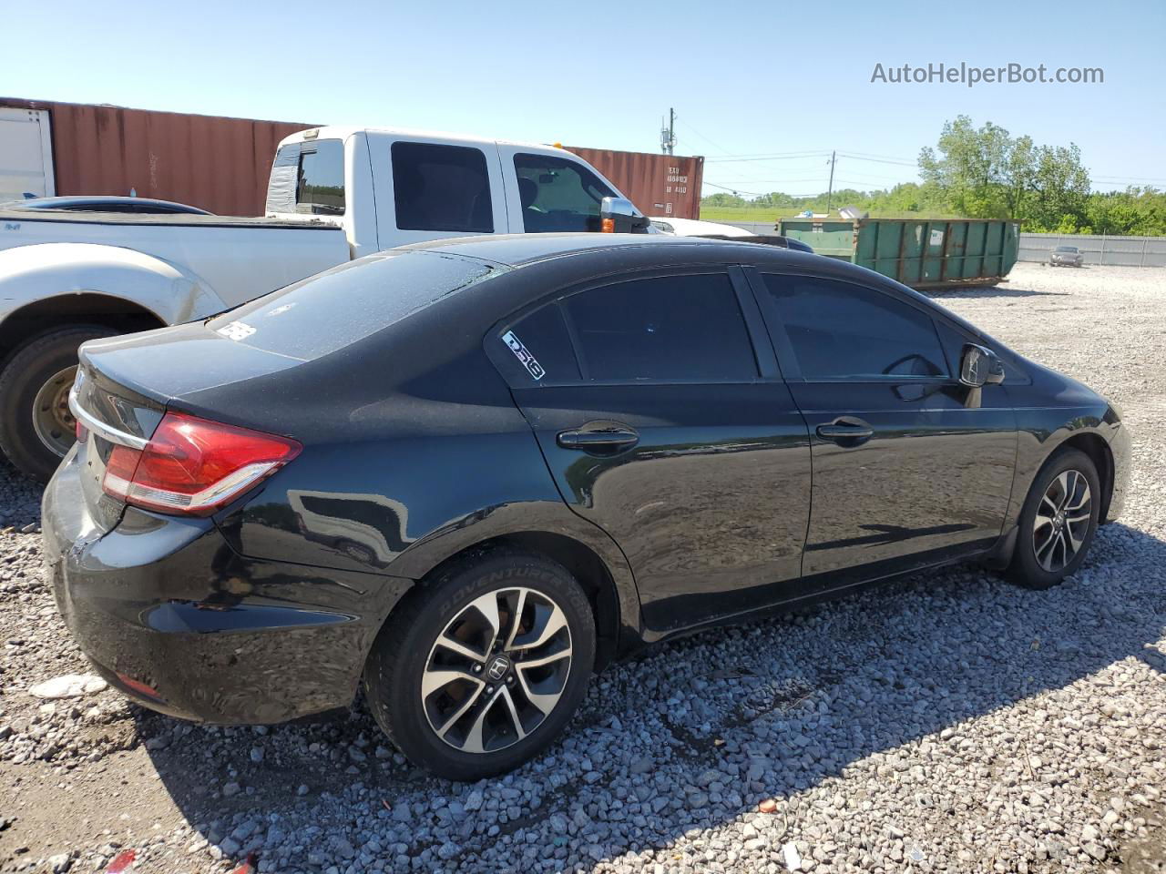 2013 Honda Civic Ex Black vin: 19XFB2F8XDE065724