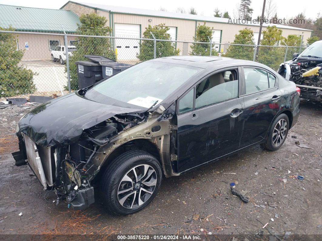 2013 Honda Civic Ex Black vin: 19XFB2F8XDE208381