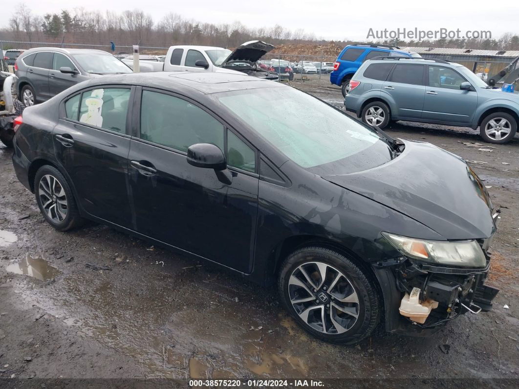 2013 Honda Civic Ex Black vin: 19XFB2F8XDE208381