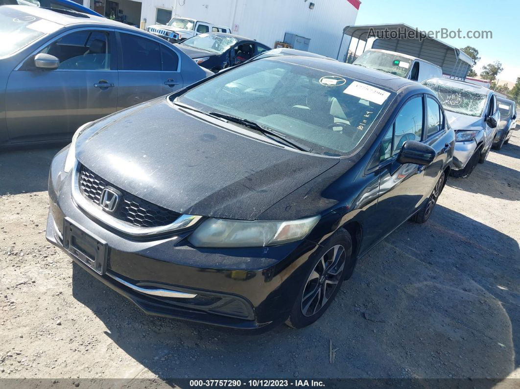 2014 Honda Civic Sedan Ex Black vin: 19XFB2F8XEE266220