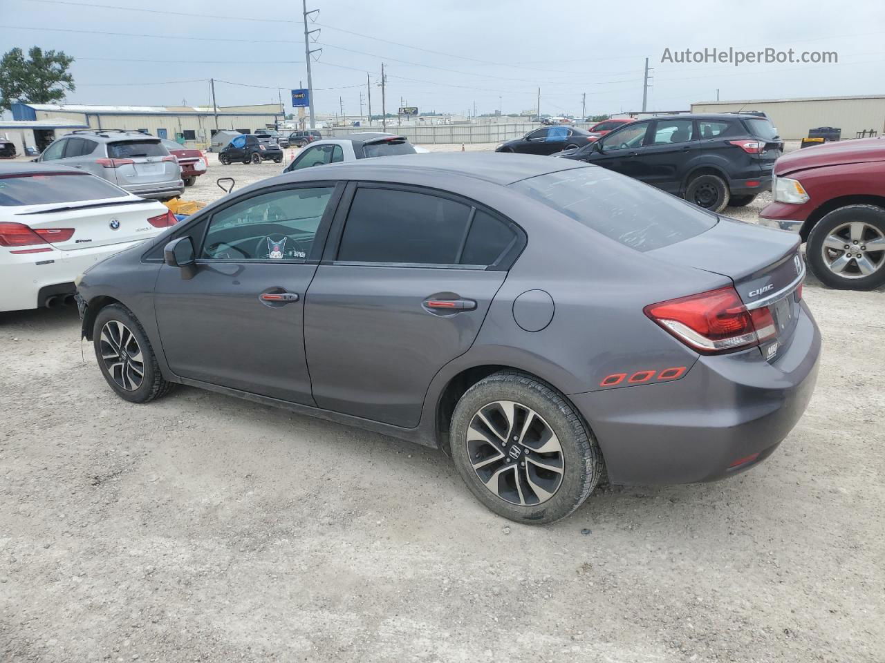 2014 Honda Civic Ex Gray vin: 19XFB2F8XEE276049