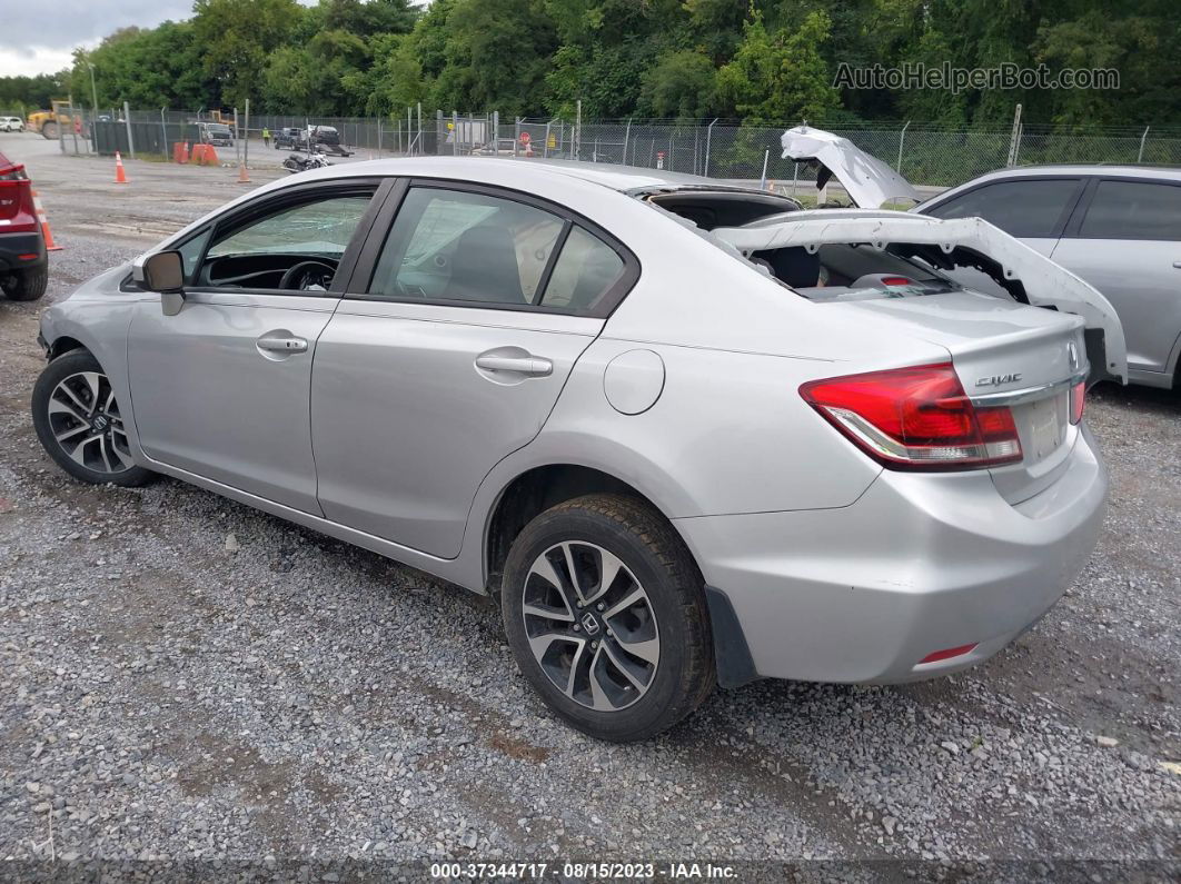 2015 Honda Civic Sedan Ex Silver vin: 19XFB2F8XFE048733