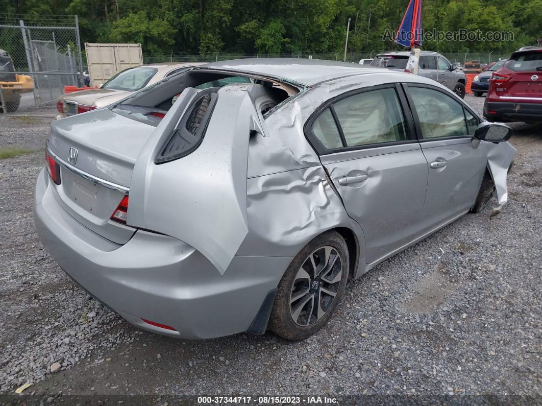 2015 Honda Civic Sedan Ex Silver vin: 19XFB2F8XFE048733